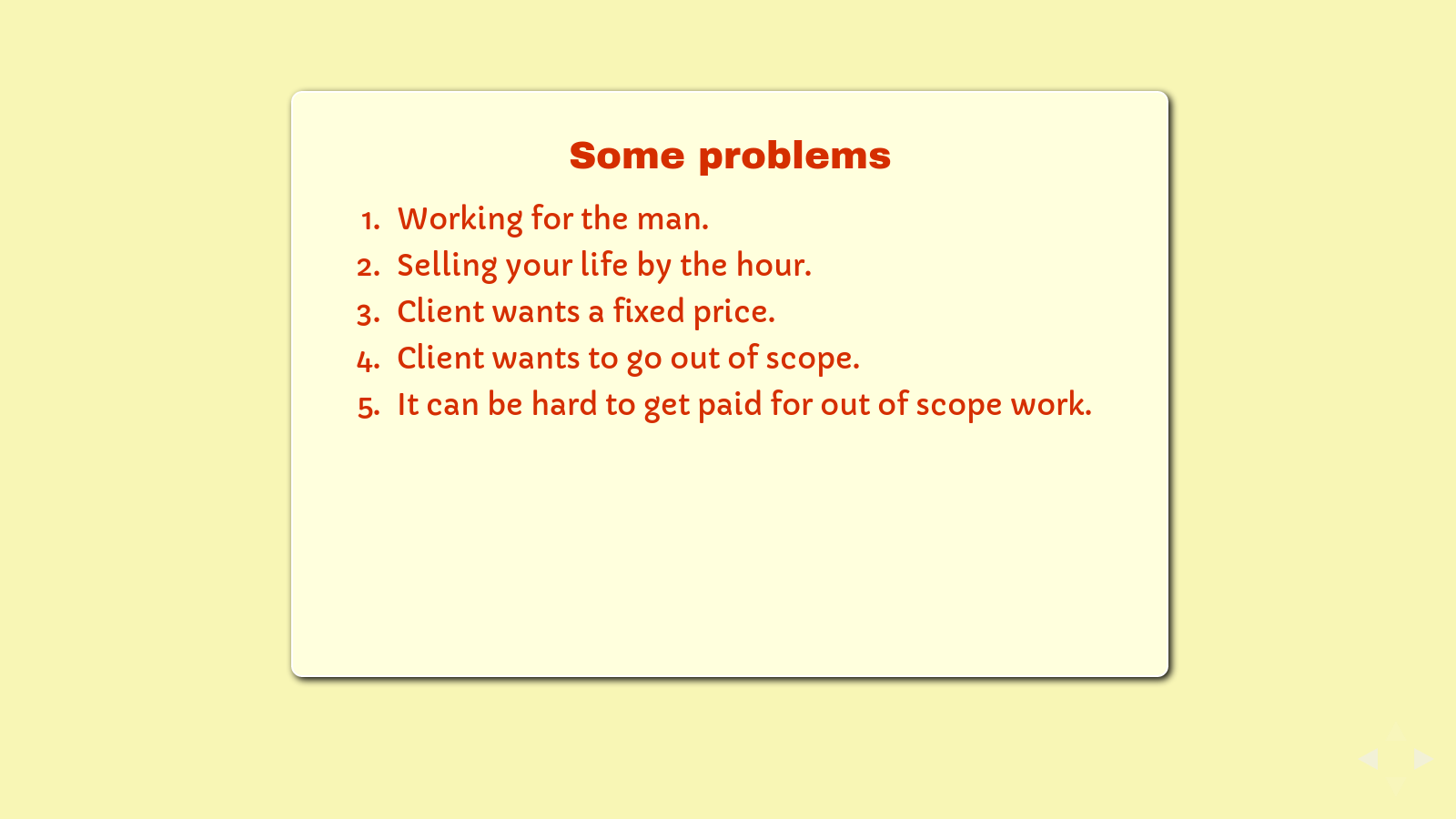 Slide: The problem